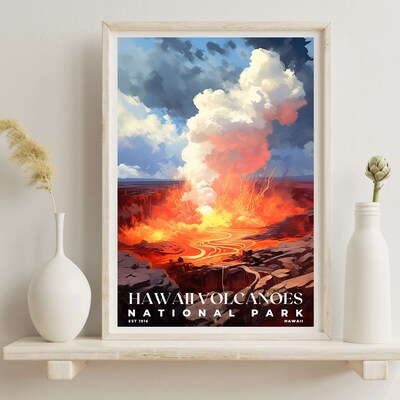 Hawaii Volcanoes National Park Poster, Travel Art, Office Poster, Home Decor | S6 - image6